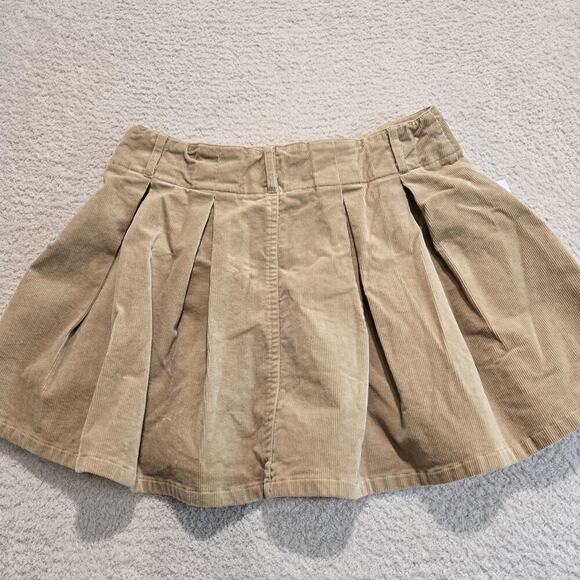 NWT Le Lis Pleated Corduroy Flared Miniskirt Sz M Preppy Light Academia - Picture 6 of 8